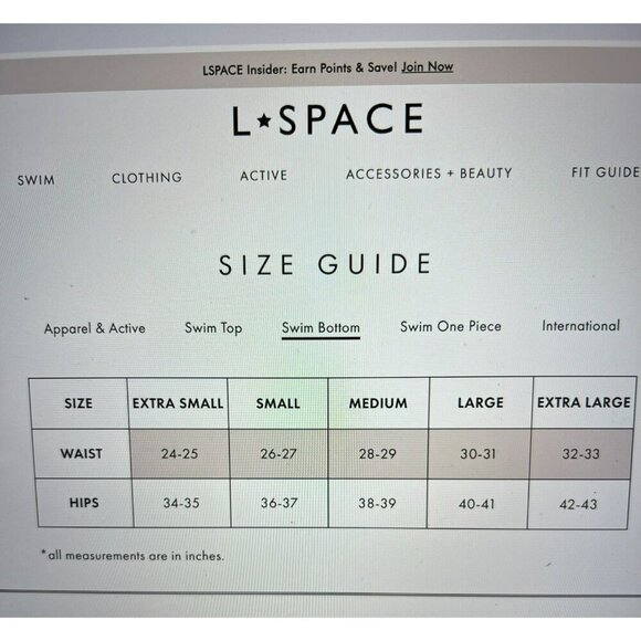 L*Space Women’s Camacho Classic Bikini Bottom Multicolor Striped Size XS New - Picture 9 of 9